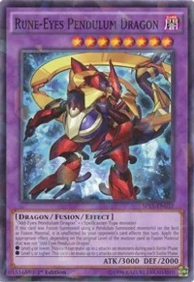 Rune-Eyes Pendulum Dragon [Shatterfoil] SP15-EN032
