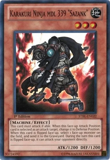 Karakuri Ninja mdl 339 Sazank [1st Edition] STBL-EN022