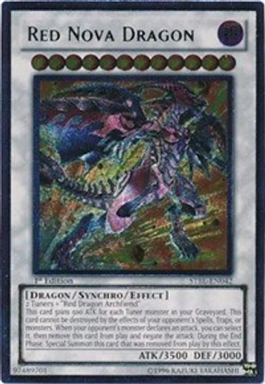 Red Nova Dragon [Ultimate Rare 1st Edition] STBL-EN042