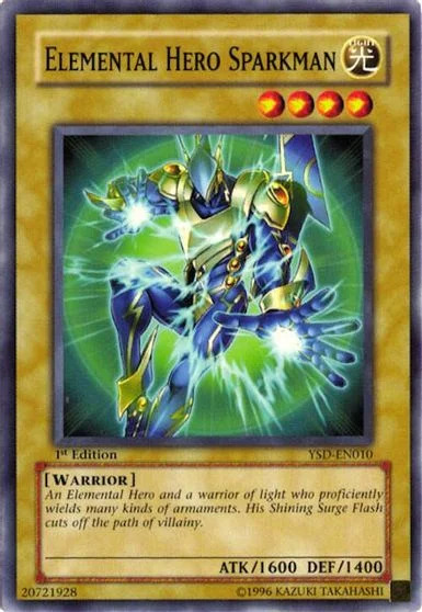 Elemental Hero Sparkman YSD-ENS01