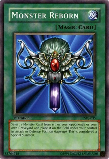 Monster Reborn [1st Edition] SDJ-035