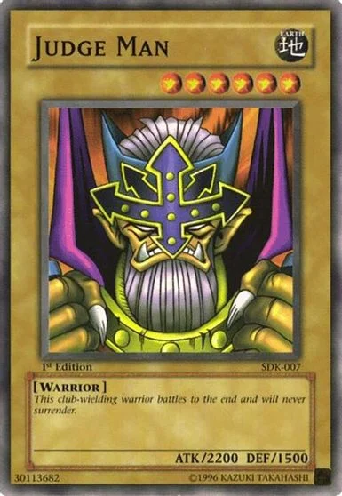 Judge Man [1st Edition] SDK-007