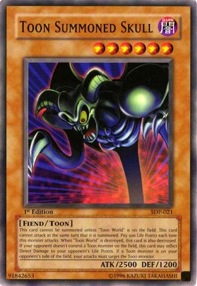 Toon Summoned Skull [1st Edition] SDP-021