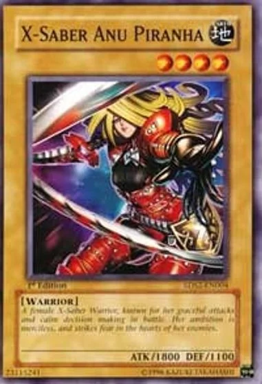 X-Saber Anu Piranha [1st Edition] 5DS2-EN004