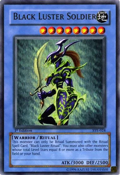Black Luster Soldier [1st Edition] SYE-024