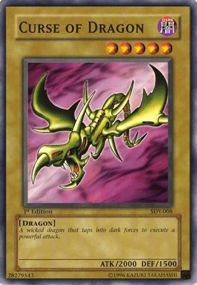 Curse of Dragon [1st Edition] SDY-008