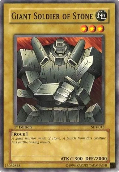 Giant Soldier of Stone [1st Edition] SDY-013
