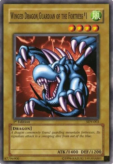 Winged Dragon, Guardian of the Fortress  [1st Edition] SDY-003