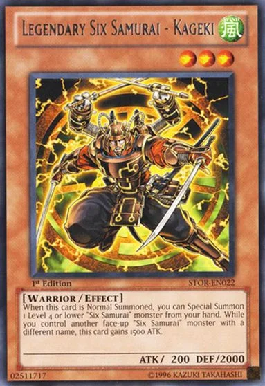 Legendary Six Samurai - Kageki STOR-EN022
