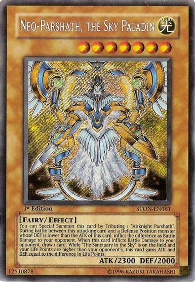 Neo-Parshath, the Sky Paladin [1st Edition] STON-EN061