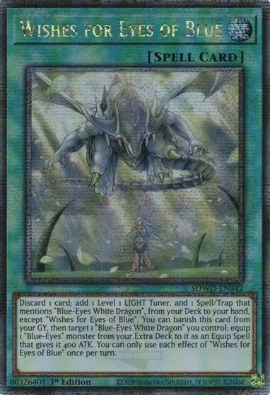 Wishes for Eyes of Blue [Quarter Century Secret Rare] SDWD-EN042