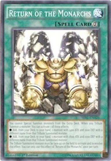 Return of the Monarchs [1st Edition] SR01-EN026