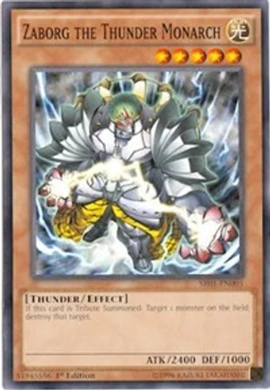 Zaborg the Thunder Monarch SR01-EN005