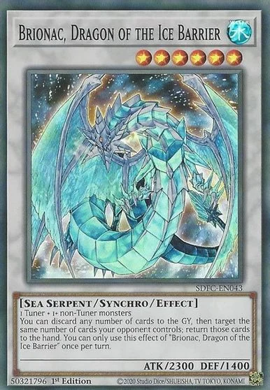 Brionac, Dragon of the Ice Barrier SDFC-EN043