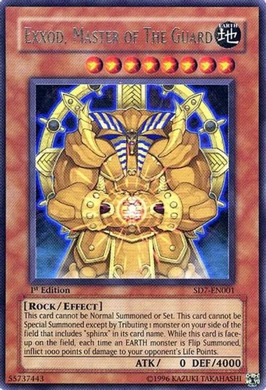 Exxod, Master of The Guard [1st Edition] SD7-EN001