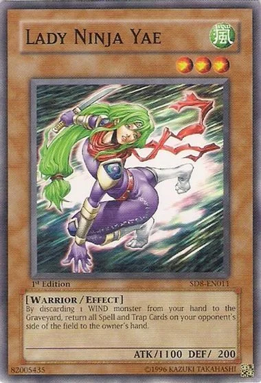 Lady Ninja Yae [1st Edition] SD8-EN011