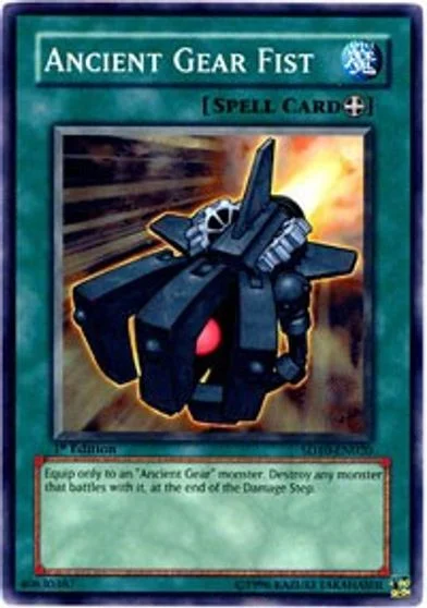 Ancient Gear Fist [1st Edition] SD10-EN020