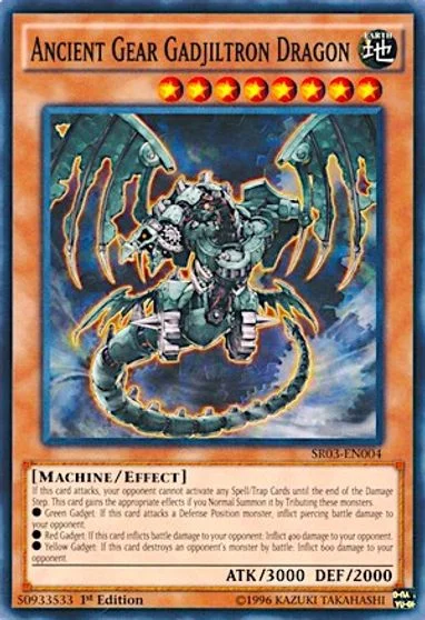 Ancient Gear Gadjiltron Dragon SR03-EN004