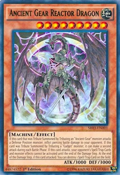 Ancient Gear Reactor Dragon SR03-EN001