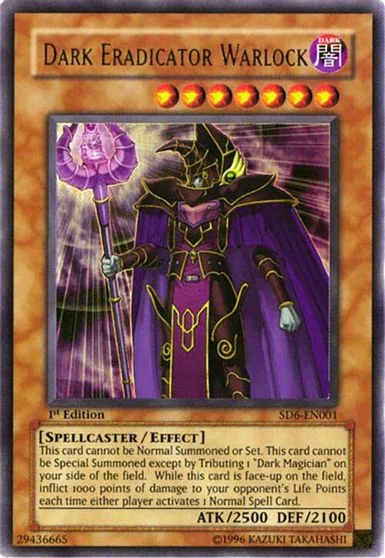 Dark Eradicator Warlock [1st Edition] SD6-EN001