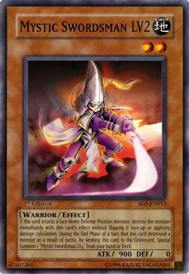 Mystic Swordsman LV2 SD5-EN013