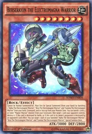 Berserkion the Electromagna Warrior SDMY-EN004
