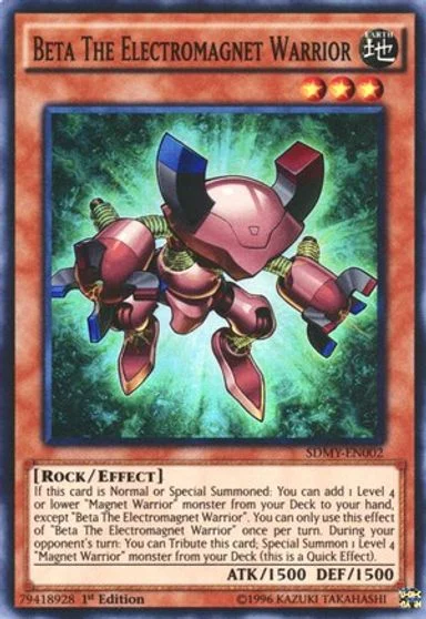 Beta The Electromagnet Warrior SDMY-EN002