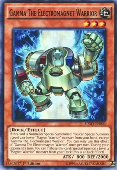Gamma The Electromagnet Warrior SDMY-EN003