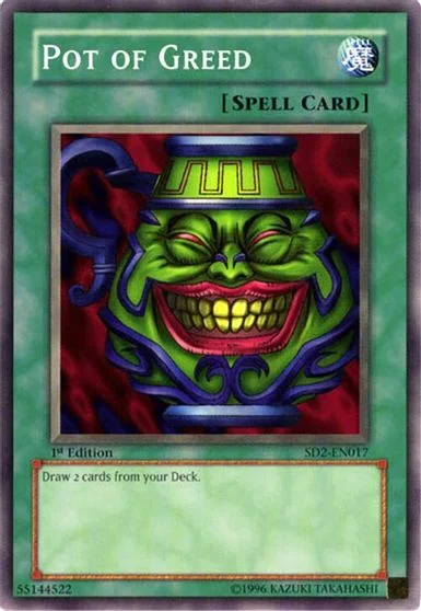 Pot of Greed [1st Edition] SD2-EN017
