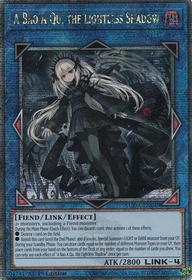 A Bao A Qu, the Lightless Shadow [Quarter Century Secret Rare] SUDA-EN049