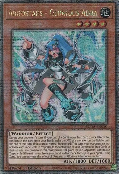 Argostars - Glorious Adra [Quarter Century Secret Rare] SUDA-EN010