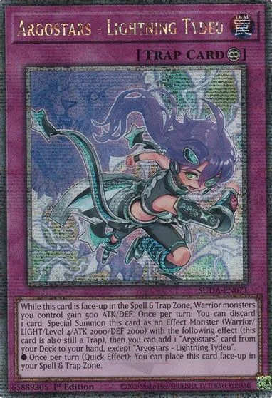 Argostars - Lightning Tydeu [Quarter Century Secret Rare] SUDA-EN071