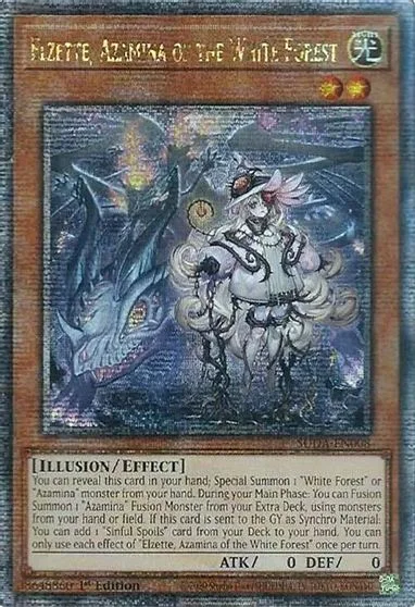 Elzette, Azamina of the White Forest [Quarter Century Secret Rare] SUDA-EN008