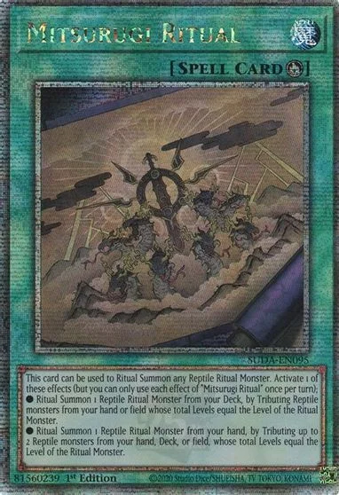 Mitsurugi Ritual [Quarter Century Secret Rare] SUDA-EN095