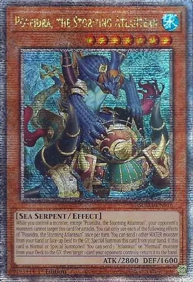 Poseidra, the Storming Atlantean [Quarter Century Secret Rare] SUDA-EN016