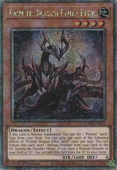 Primite Dragon Ether Beryl [Quarter Century Secret Rare] SUDA-EN015
