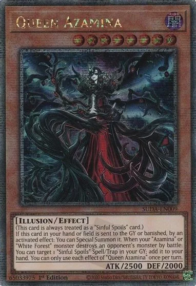 Queen Azamina [Quarter Century Secret Rare] SUDA-EN009