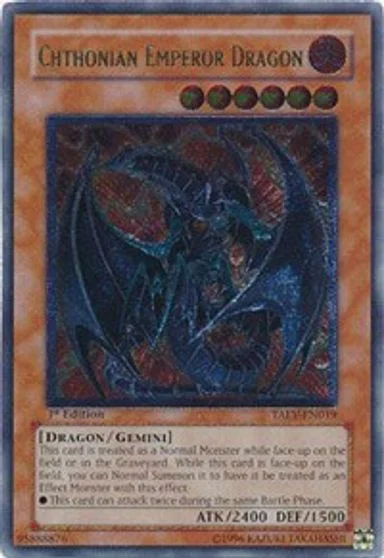 Chthonian Emperor Dragon [1st Edition] TAEV-EN019
