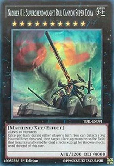 Number 81: Superdreadnought Rail Cannon Super Dora [1st Edition] TDIL-EN091