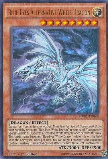 Blue-Eyes Alternative White Dragon [1st Edition] MVP1-EN046