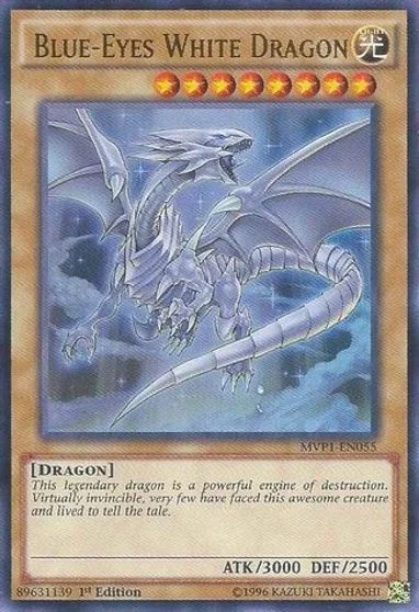 Blue-Eyes White Dragon [1st Edition Ultra Rare] MVP1-EN055