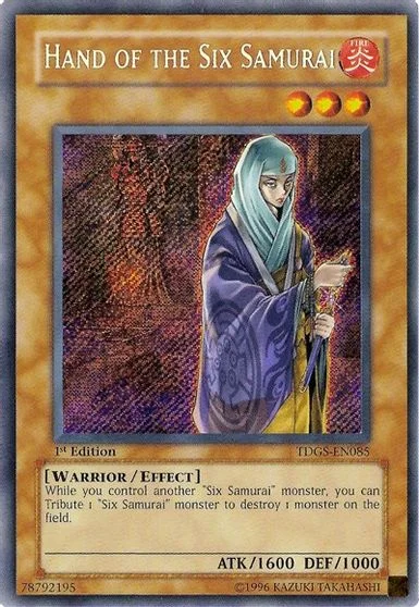 Hand of the Six Samurai [1st Edition] TDGS-EN085