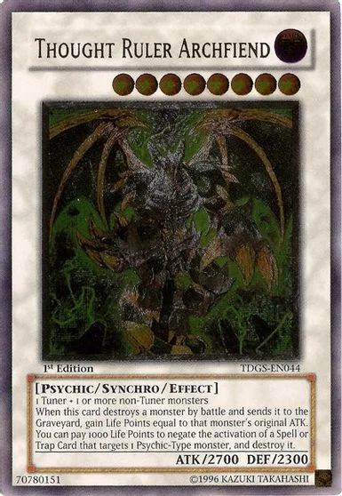 Thought Ruler Archfiend TDGS-EN044