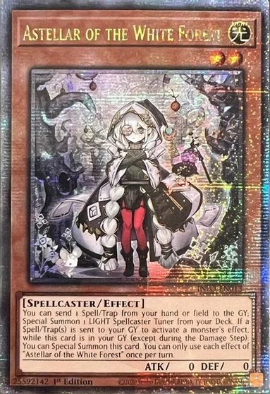 Astellar of the White Forest [Quarter Century Secret Rare] INFO-EN013