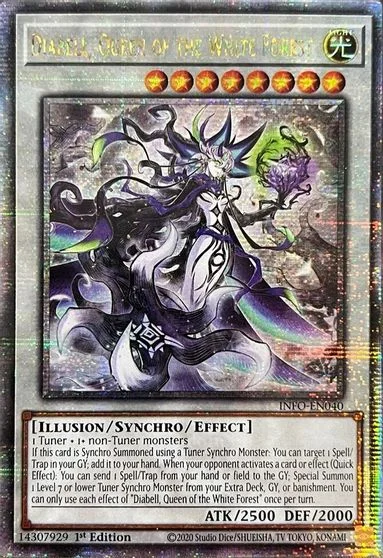 Diabell, Queen of the White Forest [Quarter Century Secret Rare] INFO-EN040