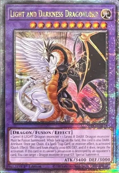Light and Darkness Dragonlord [Quarter Century Secret Rare] INFO-EN034