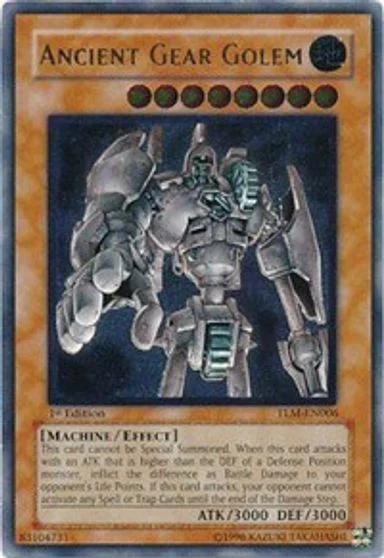 Ancient Gear Golem [Ultimate Rare 1st Edition] TLM-EN006