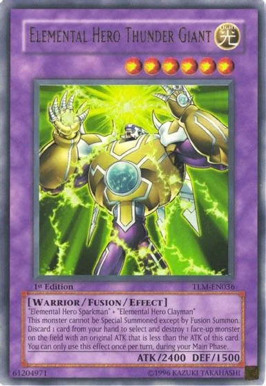 Elemental Hero Thunder Giant [1st Edition] TLM-EN036