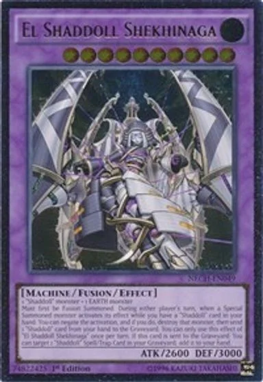 El Shaddoll Shekhinaga [Ultimate Rare 1st Edition] NECH-EN049