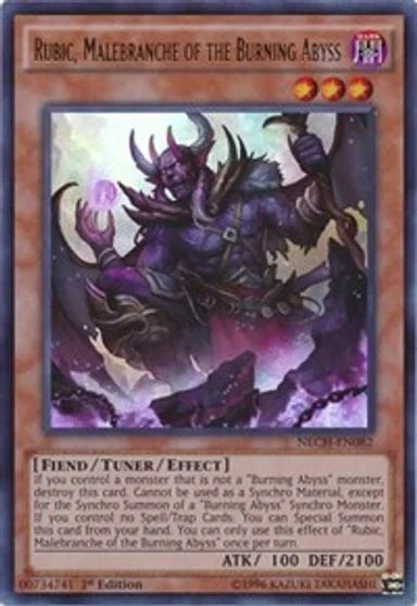 Rubic, Malebranche of the Burning Abyss [1st Edition] NECH-EN082